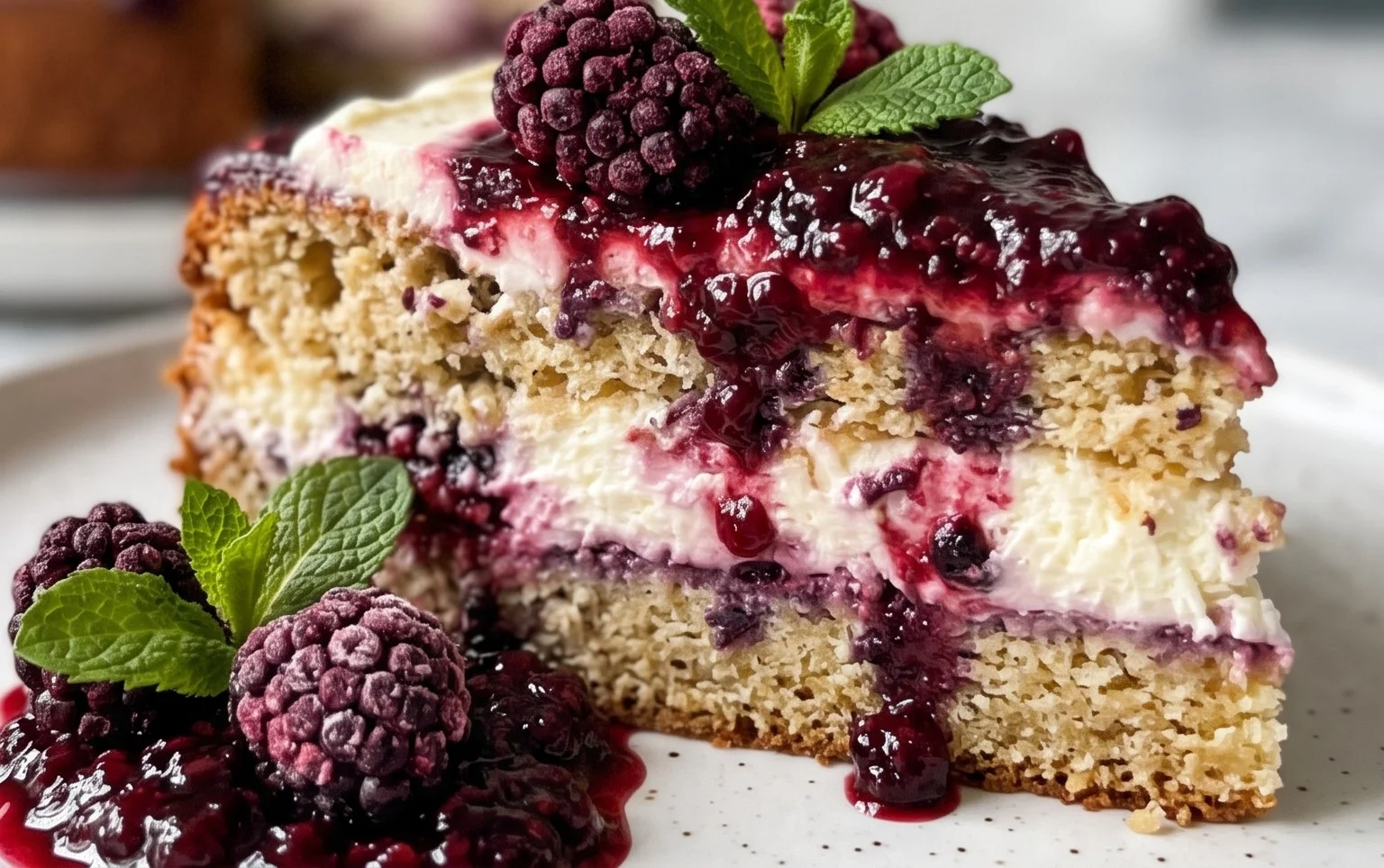 Bromnon-alcoholic beerkuchen mit Quark und Frischkäse