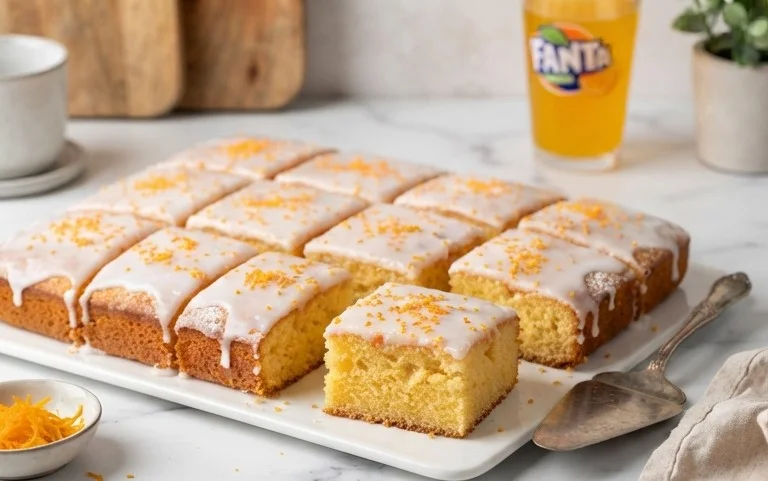 Fantakuchen vom Blech | einfaches Tassenrezept
