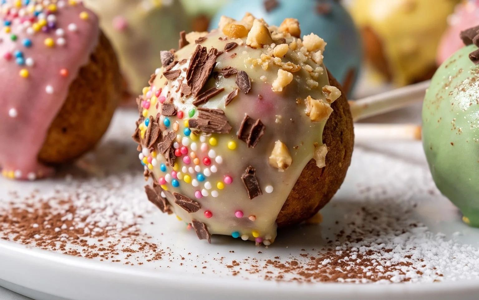 Kuchen am Stiel - einfaches Kindergeburtstags-Rezept