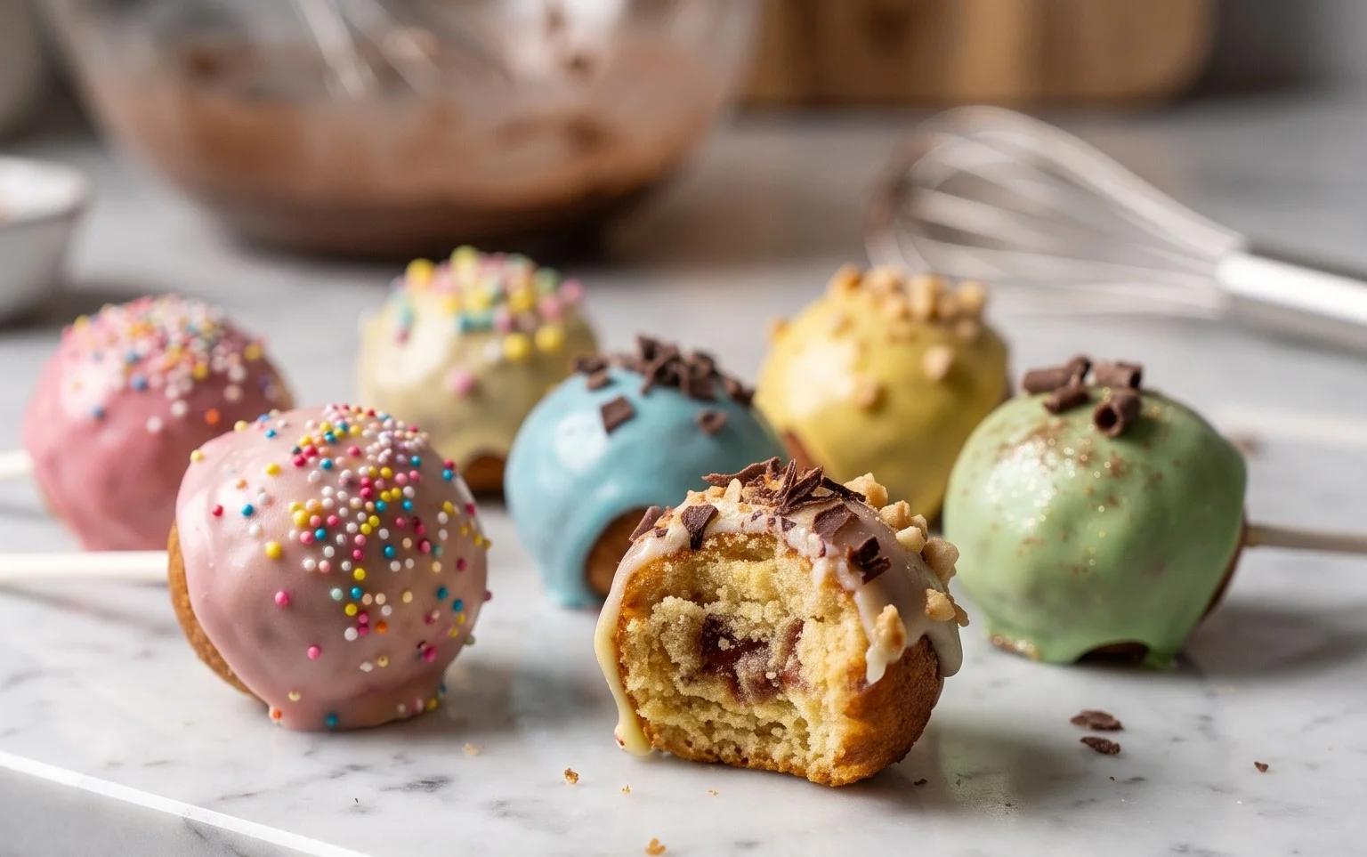 Kuchen am Stiel - einfaches Kindergeburtstags-Rezept